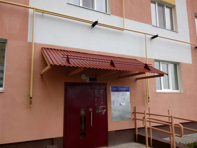 Ремонт козырьков